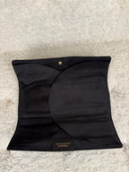 Chanel Quilted Travel Jewelry Roll Case Black