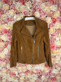 Catherine Khan Suede Jacket Camel Sz. 36 DE
