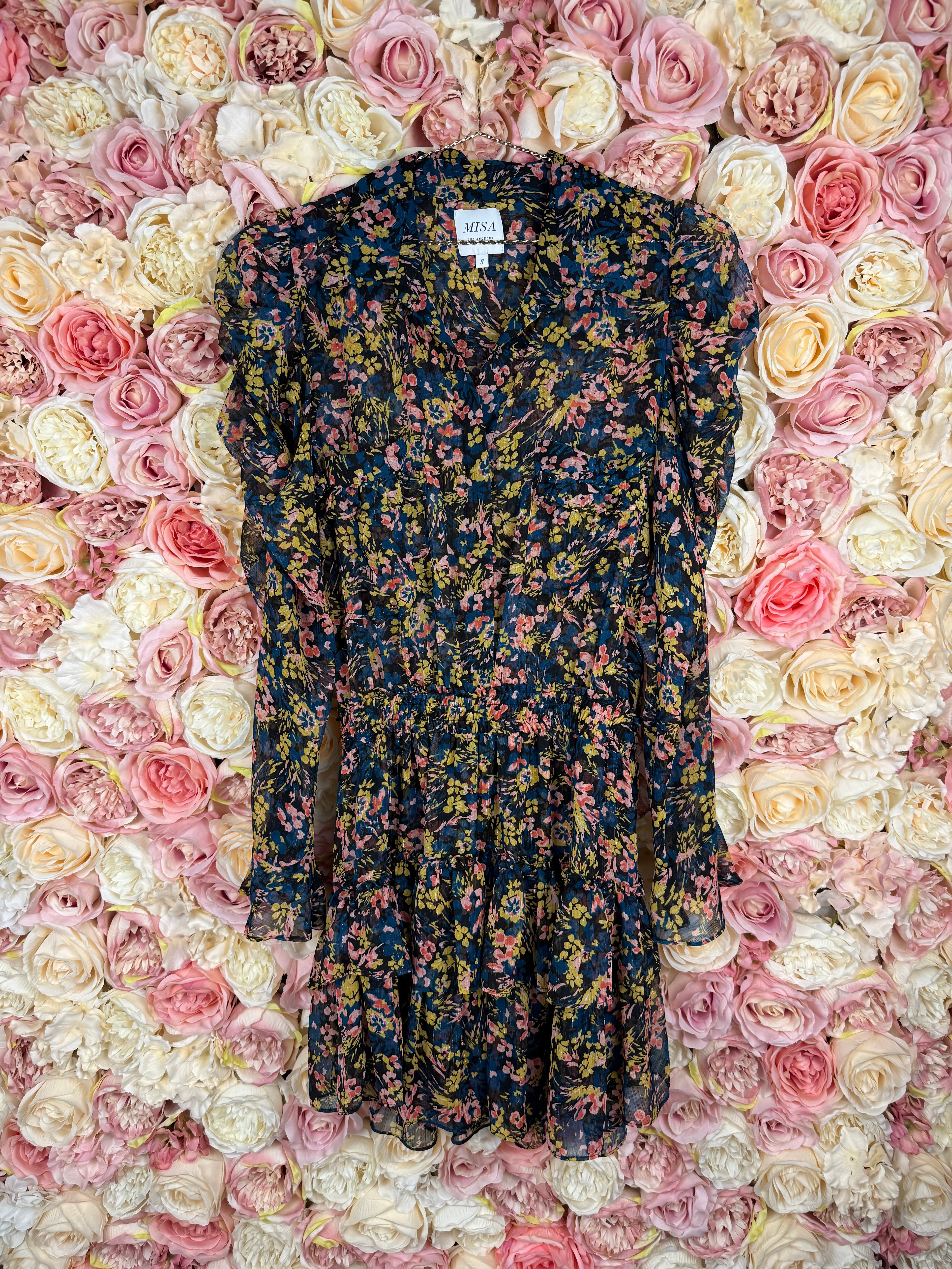 Misa Floral Dress Multi Sz. S