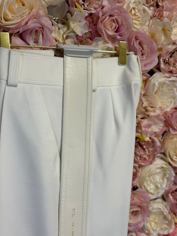 Luisa Spagnoli Pants White Sz. 38 DE