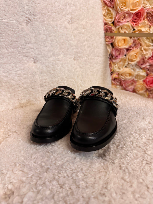 Givenchy Slides Black with GHW