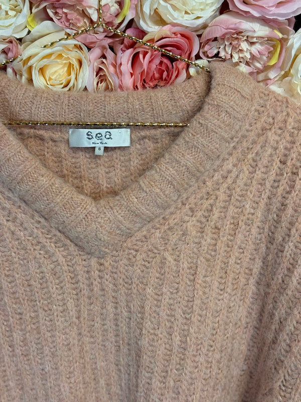 Sea Cuddly Sweater Light Pink