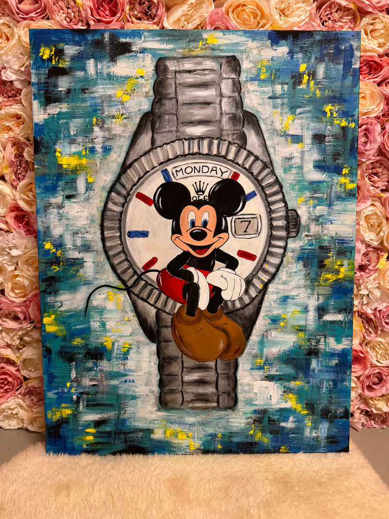 Chic Happens Art 80x60 Mickey in Rolex