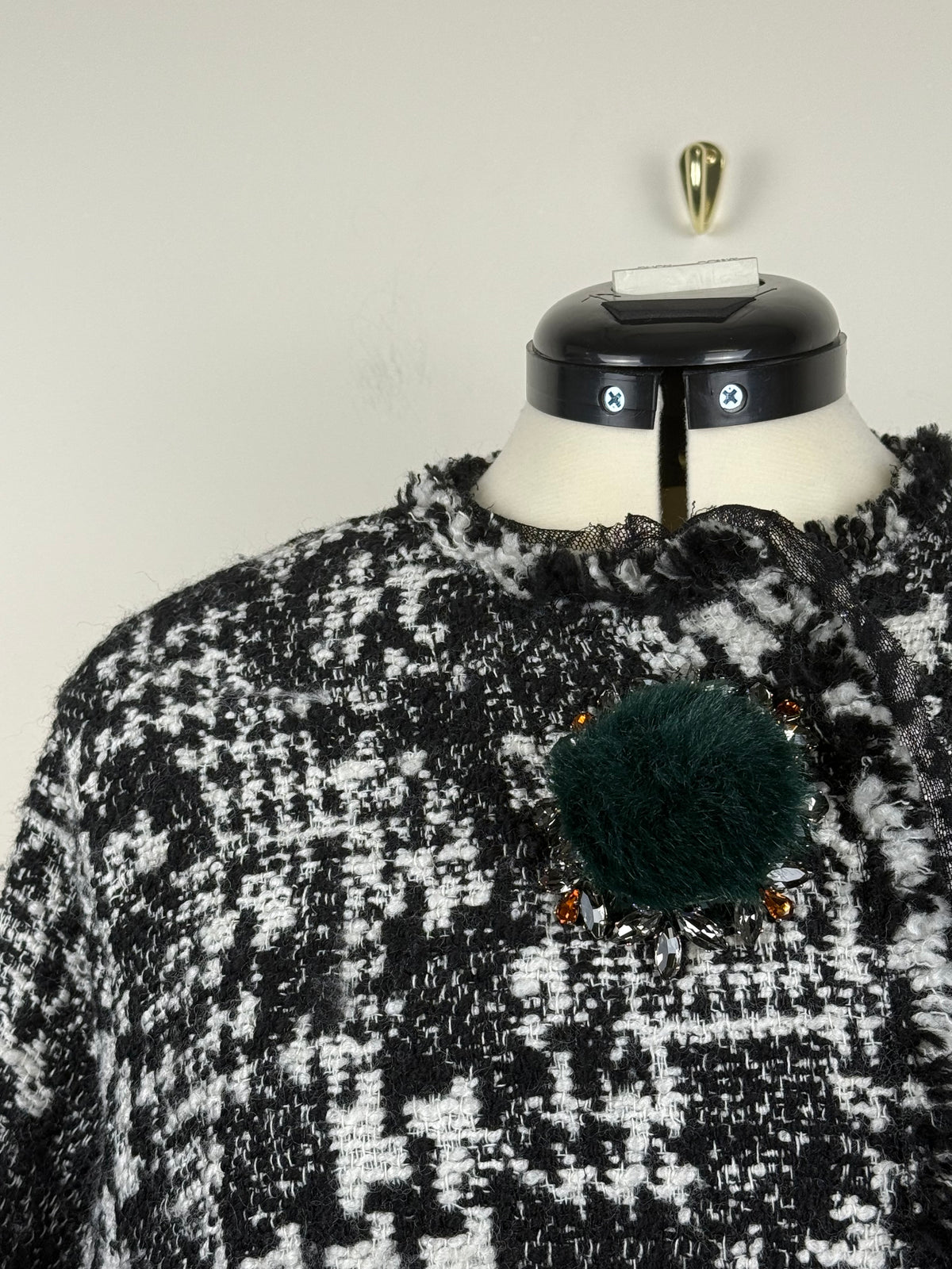 Dolce & Gabbana Jäcklein – Schwarz/Weiss – Gr. 42 DE (46 IT)