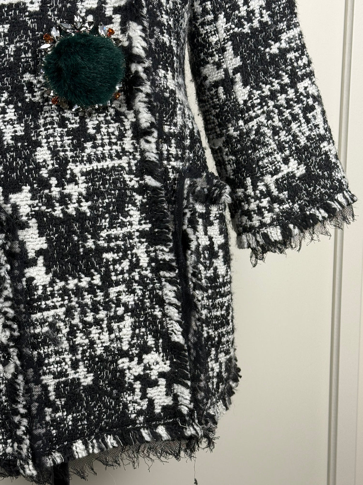 Dolce & Gabbana Jäcklein – Schwarz/Weiss – Gr. 42 DE (46 IT)