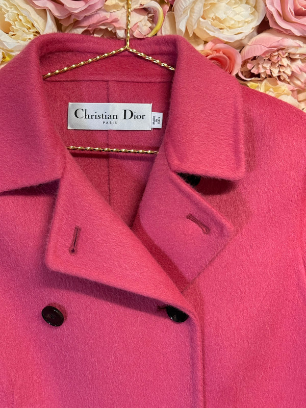 Dior Wool Coat Pink