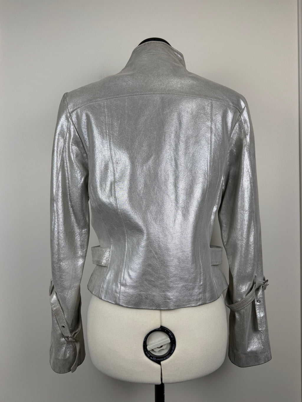 Nicowa Lederjacke – Silber – Gr. 34 DE (38 IT)