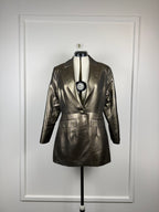 Alexa Chung Blazer – Schwarz/Gold – Gr. 40 DE (UK 12)