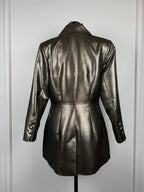 Alexa Chung Blazer – Schwarz/Gold – Gr. 40 DE (UK 12)