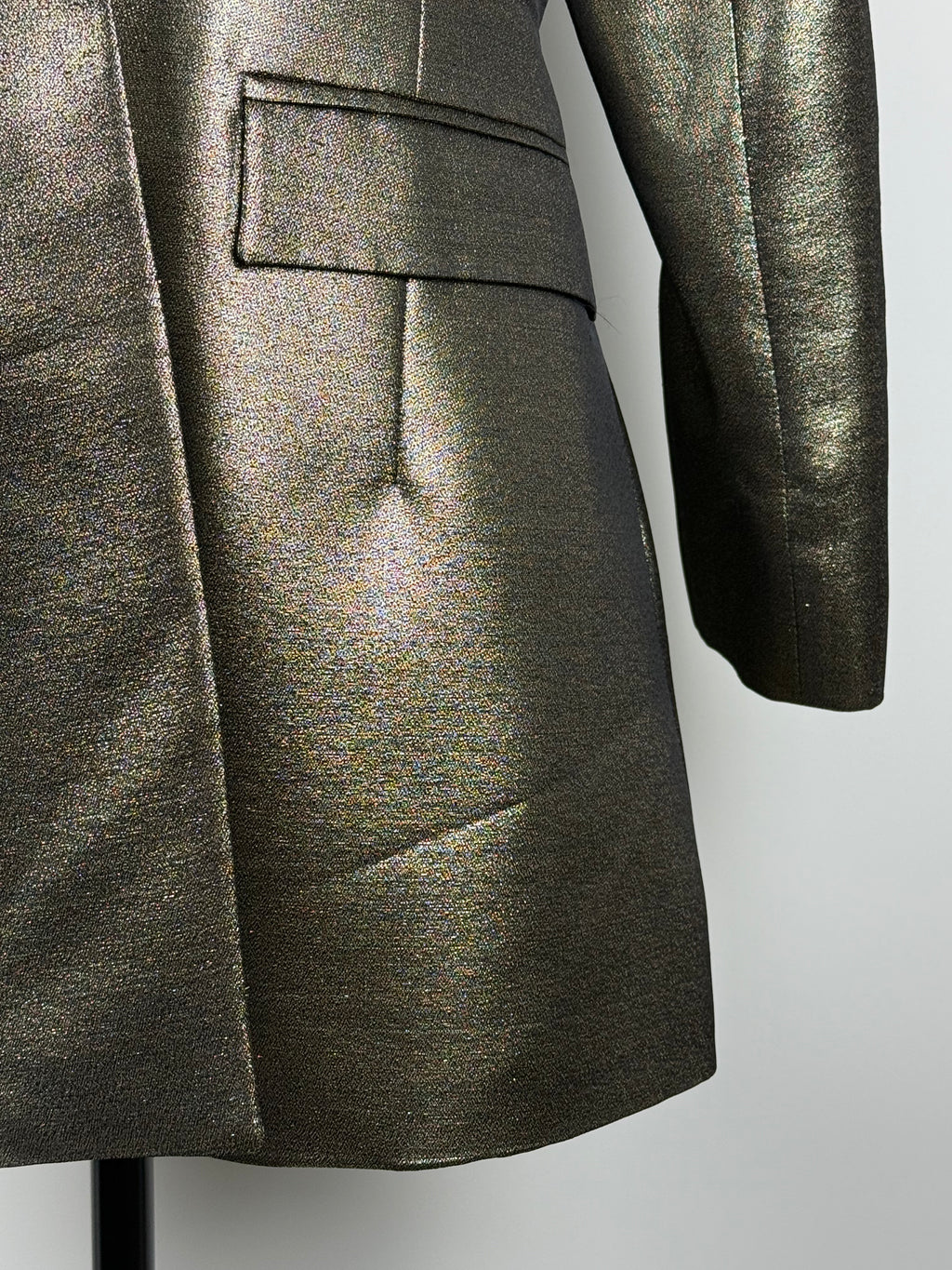 Alexa Chung Blazer – Schwarz/Gold – Gr. 40 DE (UK 12)