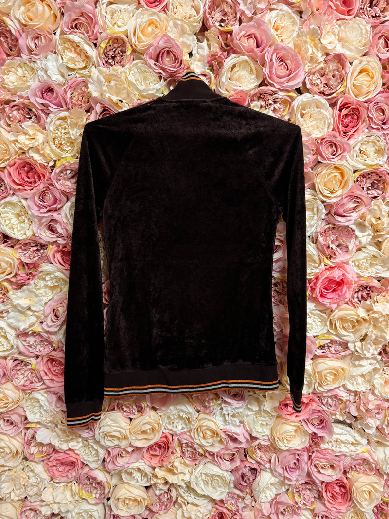 Gucci Sweat Jacket Velvet Brown