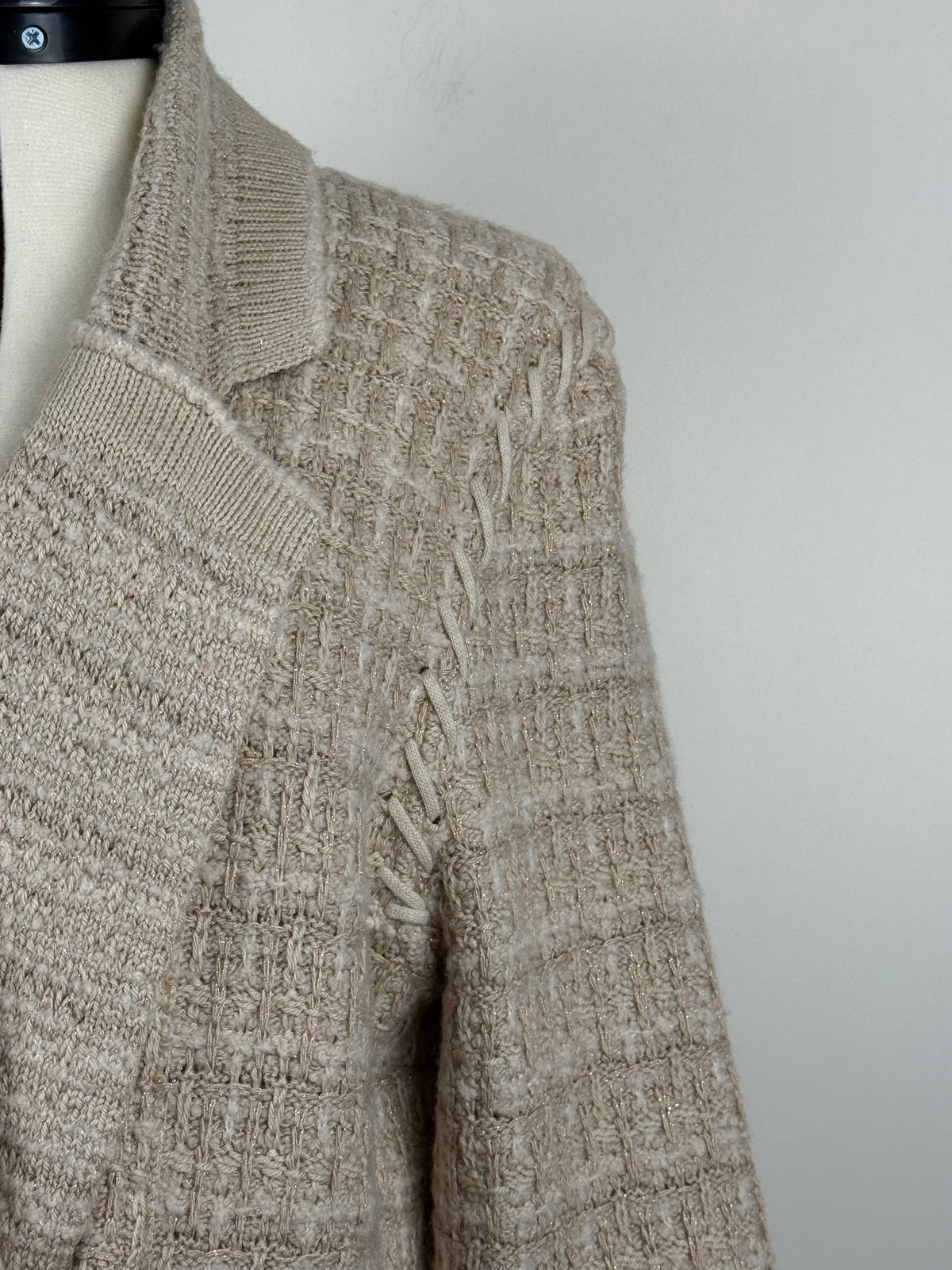 Bruno Manetti Cardigan – Beige – Gr. 40 DE (44 IT)
