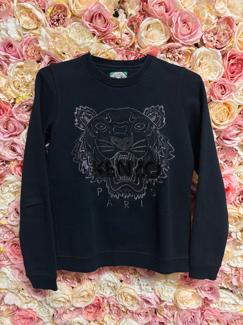 Kenzo Sweater with Lionhead Black