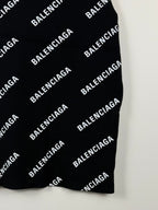 Balenciaga Kurzarm-Top – Schwarz – Gr. L