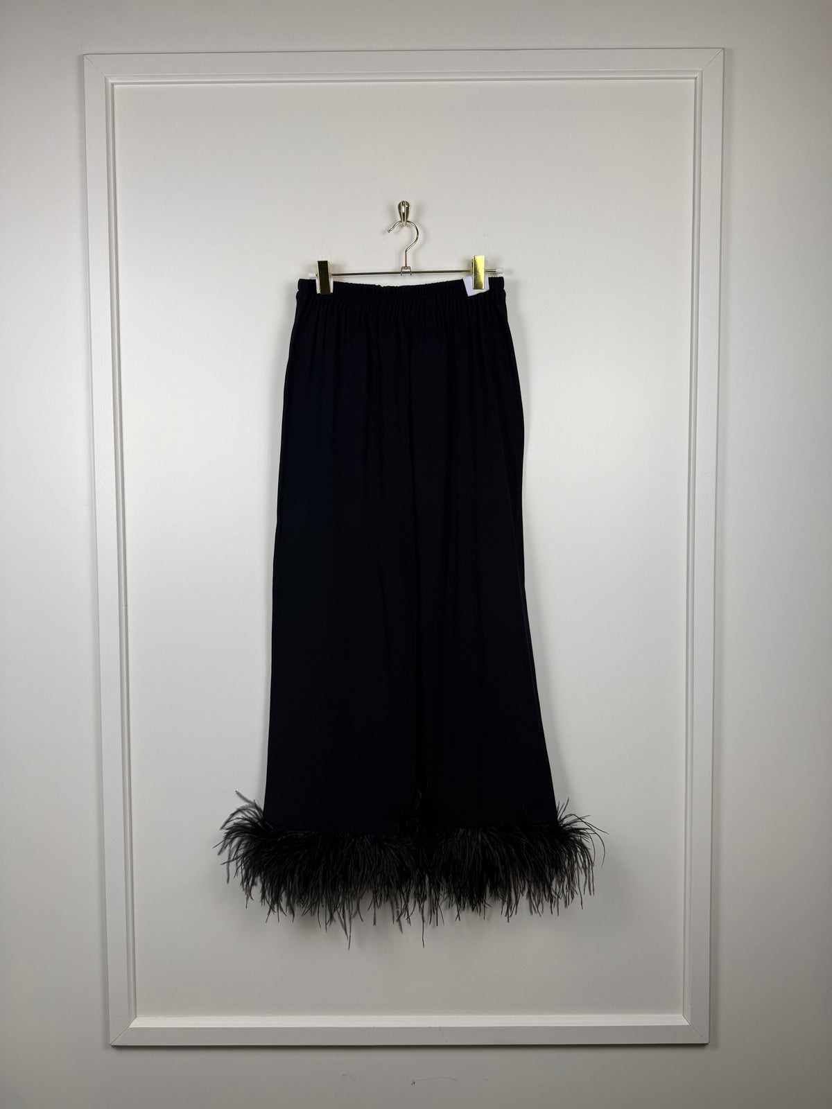 Sleeper Set – Schwarz mit Federn – Gr. M