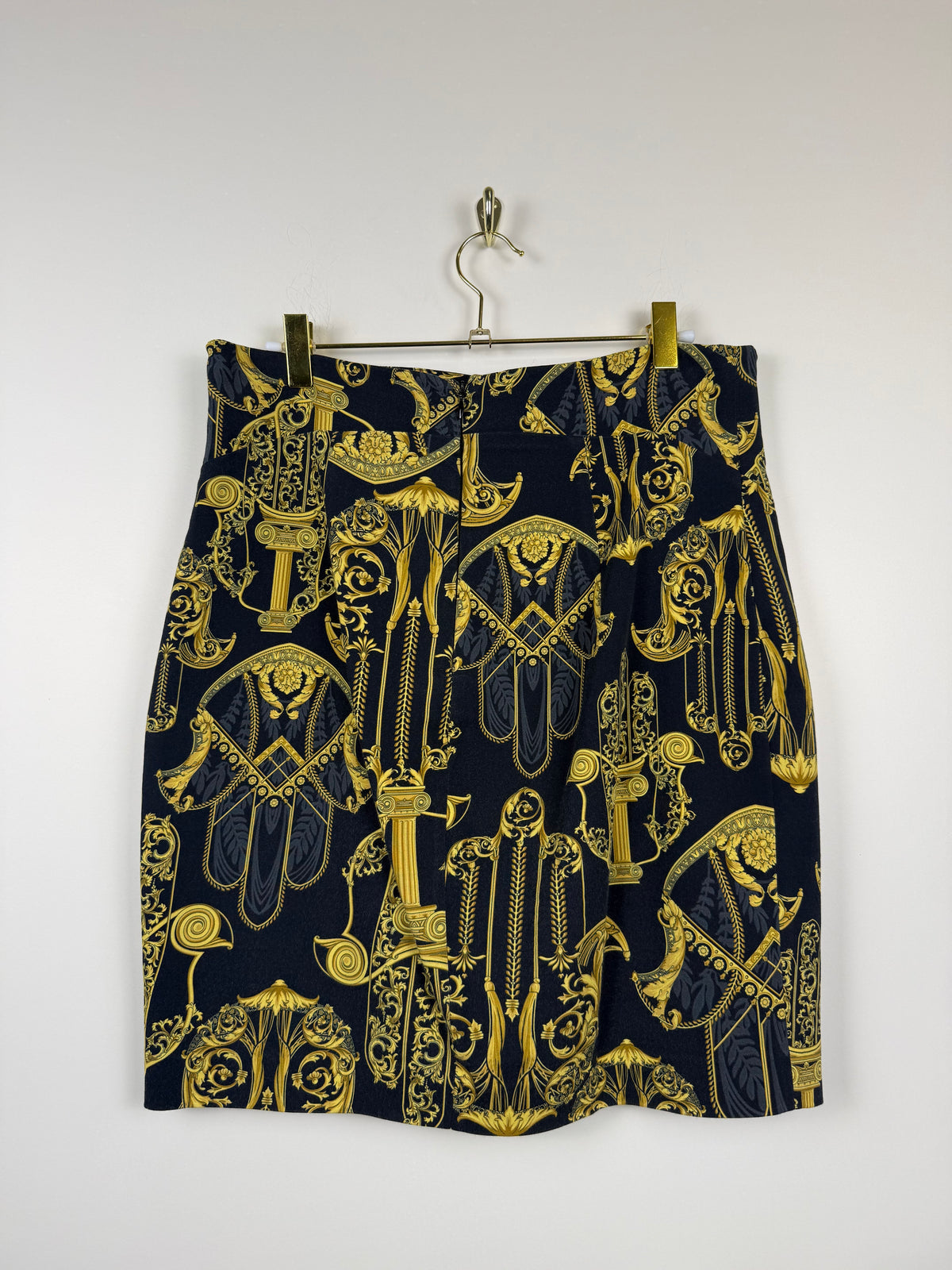 Versace Jupe – Schwarz/Gelb – Gr. 42 DE (46 IT)