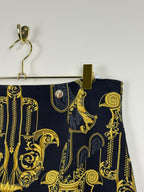 Versace Jupe – Schwarz/Gelb – Gr. 42 DE (46 IT)
