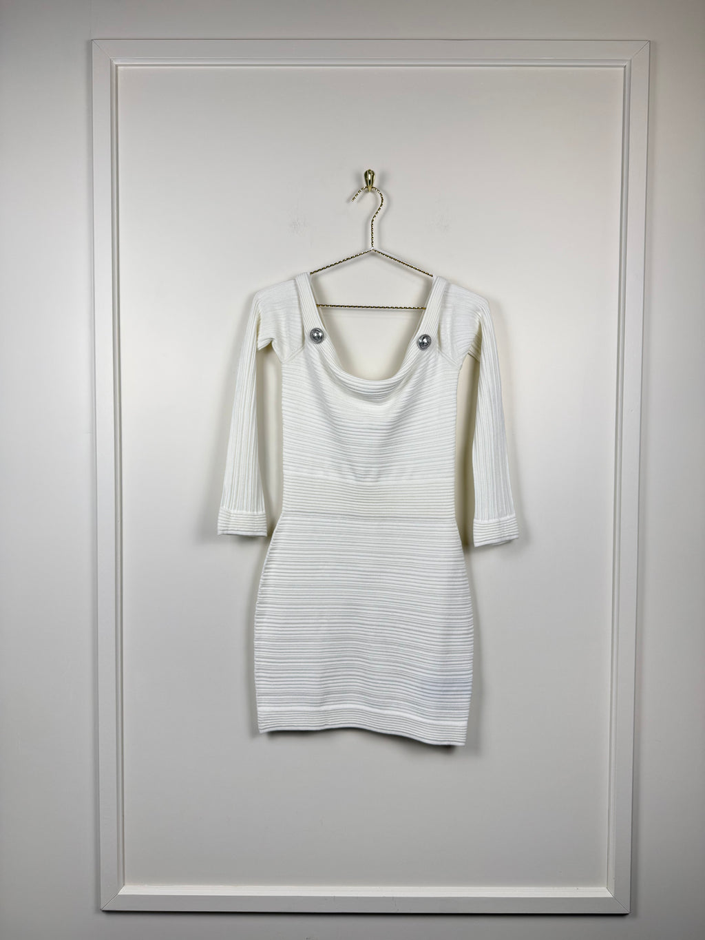 Balmain Kleid – Weiss – Gr. 38 DE (40 FR)