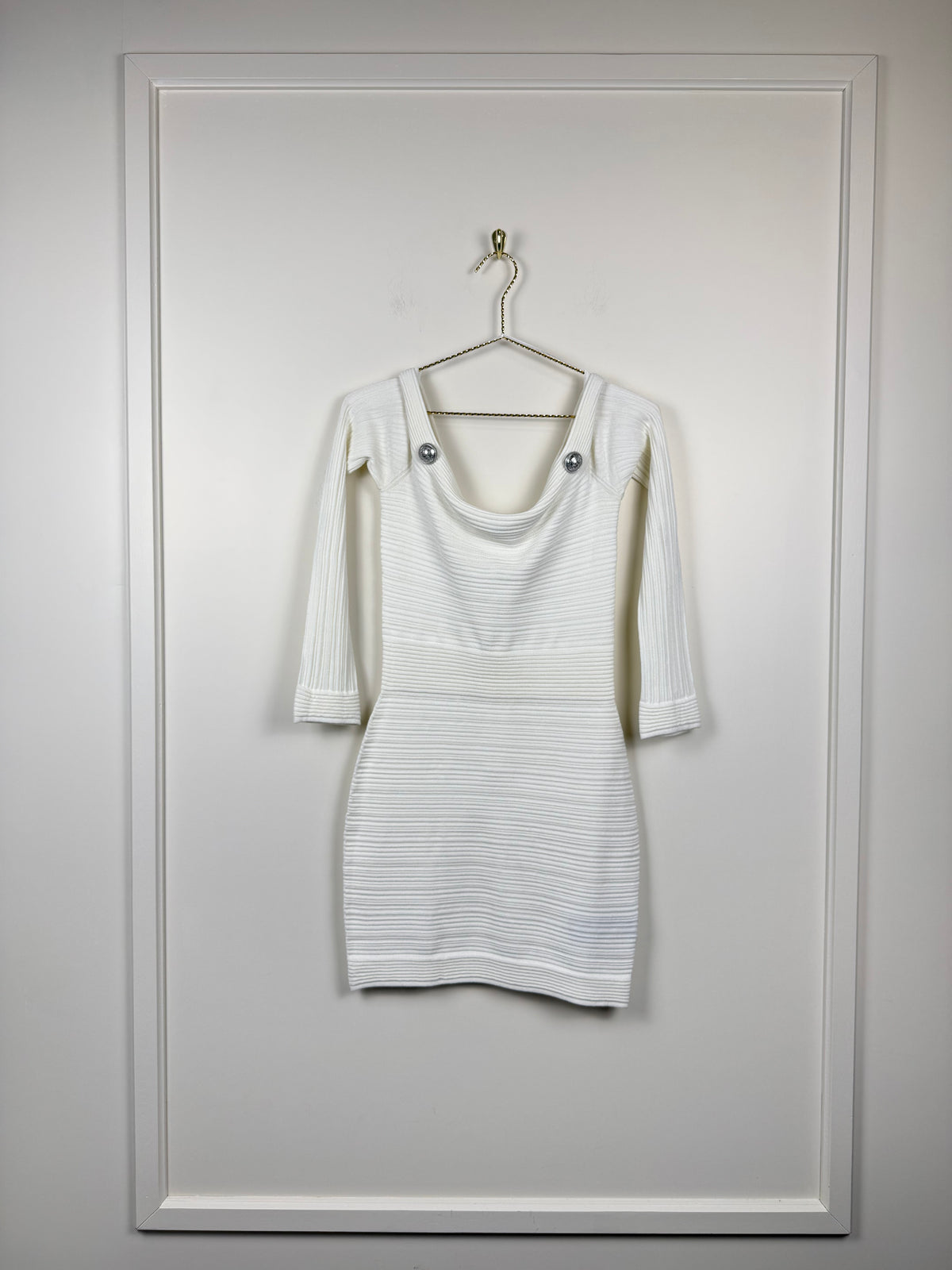 Balmain Kleid – Weiss – Gr. 38 DE (40 FR)