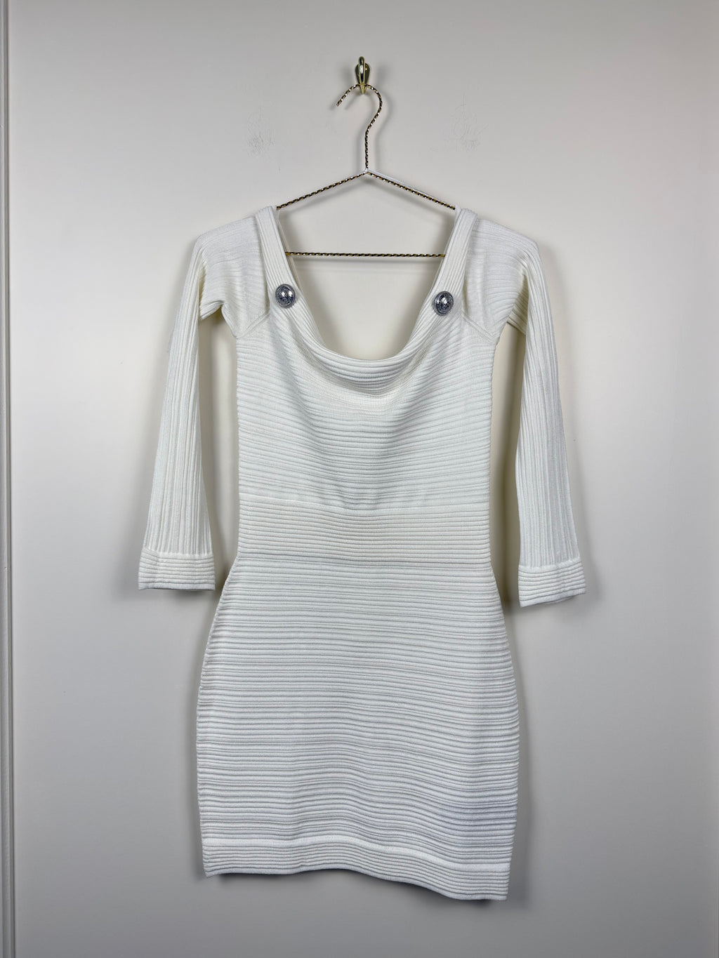 Balmain Kleid – Weiss – Gr. 38 DE (40 FR)