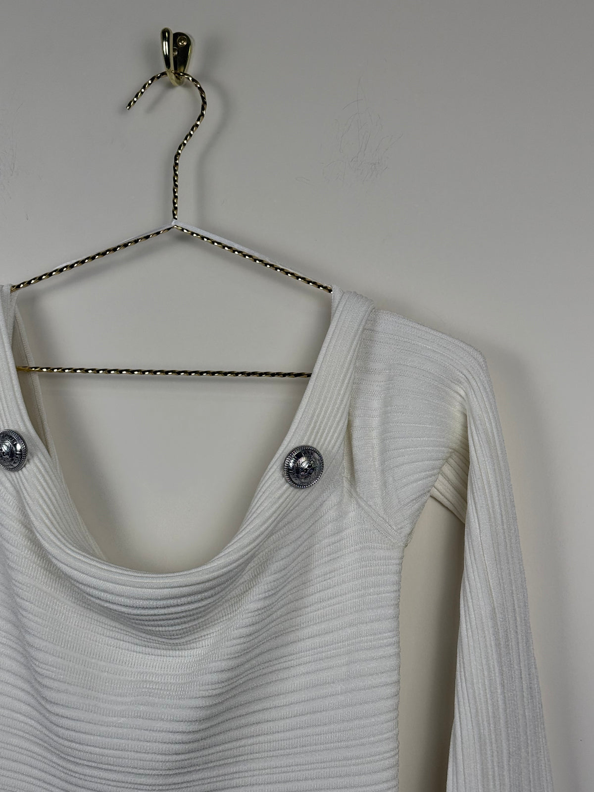 Balmain Kleid – Weiss – Gr. 38 DE (40 FR)