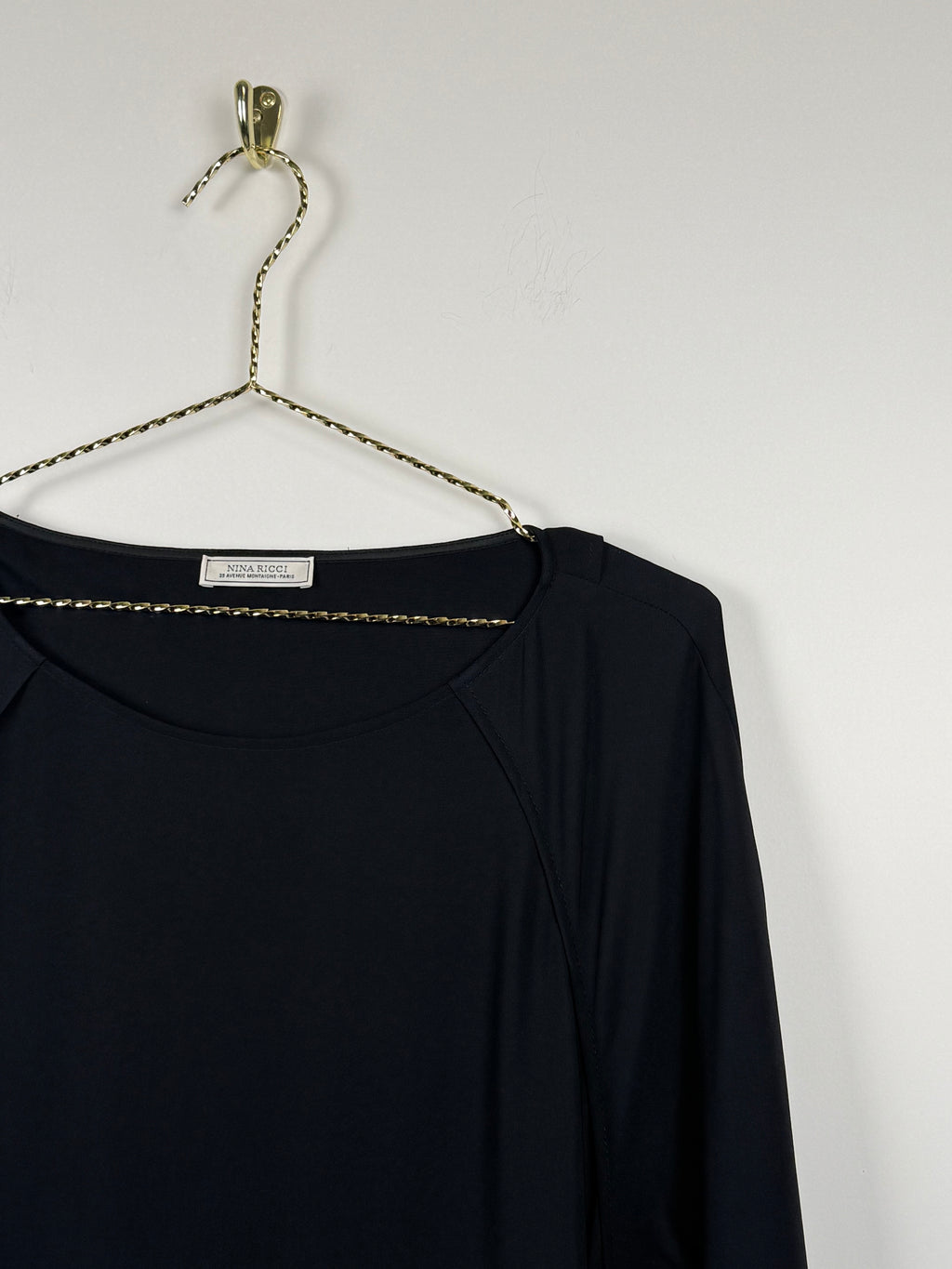 Nina Ricci Top – Schwarz – Gr. 36 DE (38 FR)