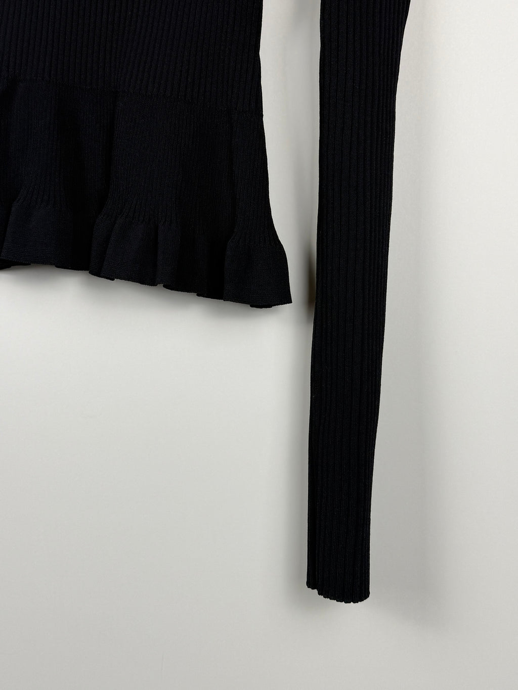 Altuzarra Langarm-Top – Schwarz – Gr. 34 DE