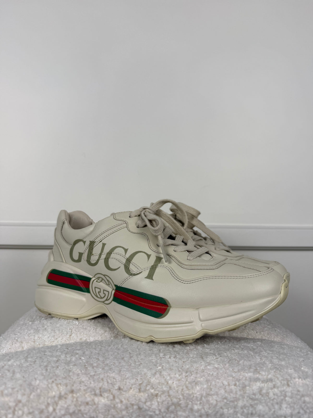 Gucci Rython Sneakers – Beige – Gr. 39 EU