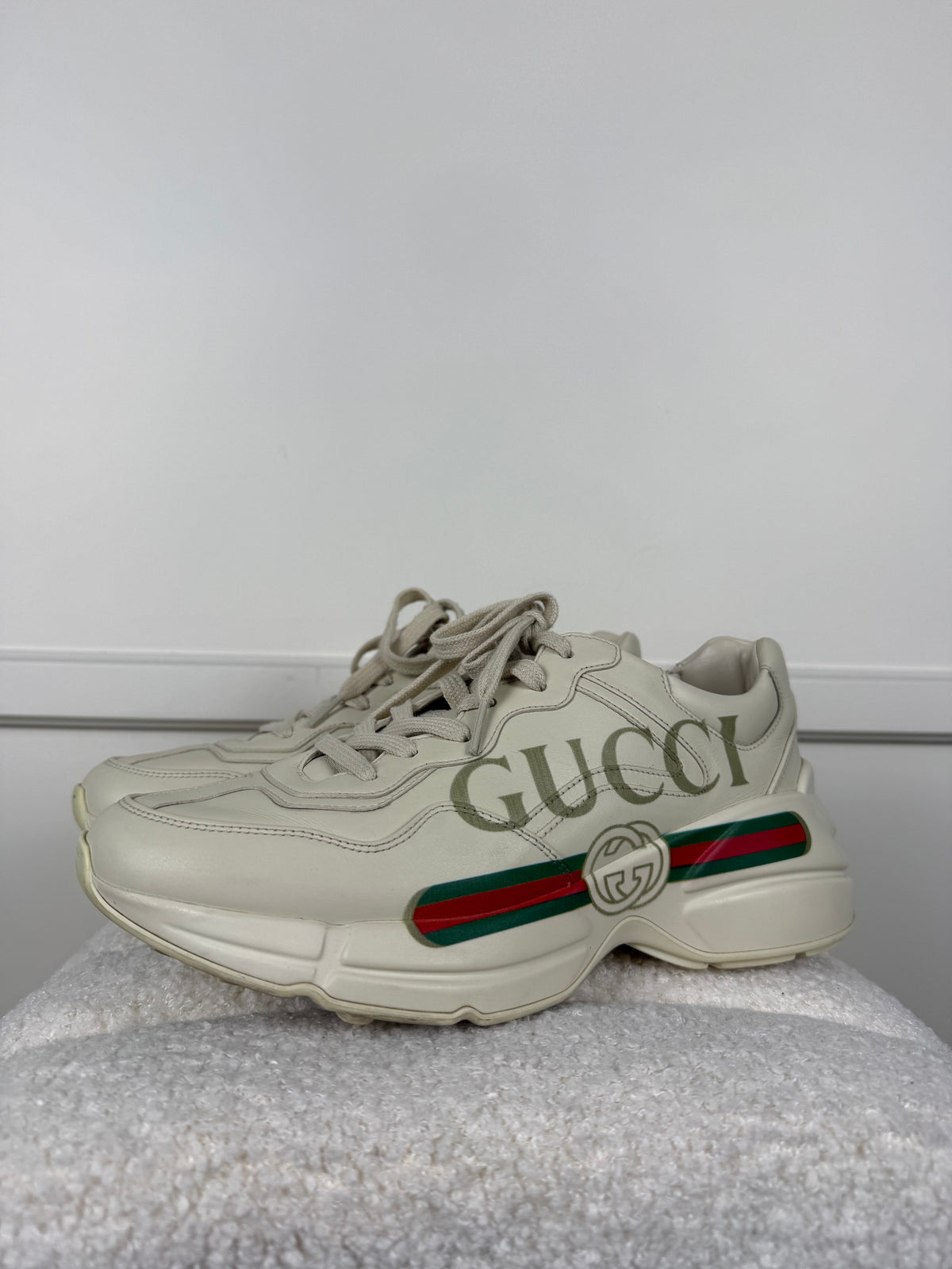 Gucci Rython Sneakers – Beige – Gr. 39 EU