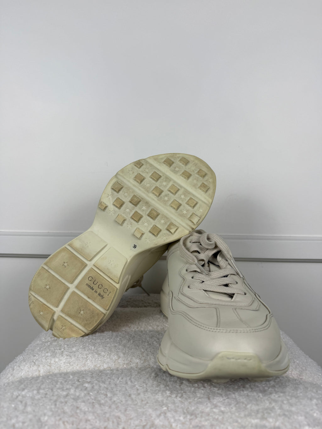 Gucci Rython Sneakers – Beige – Gr. 39 EU