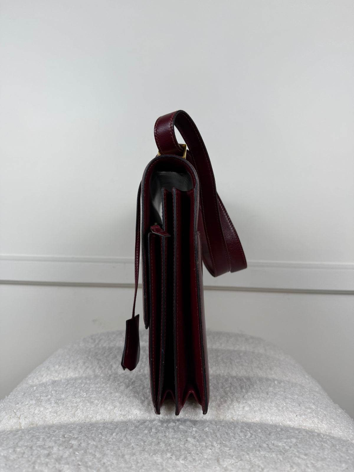 Hermès Vintage Dépêches Tasche – Bordeaux
