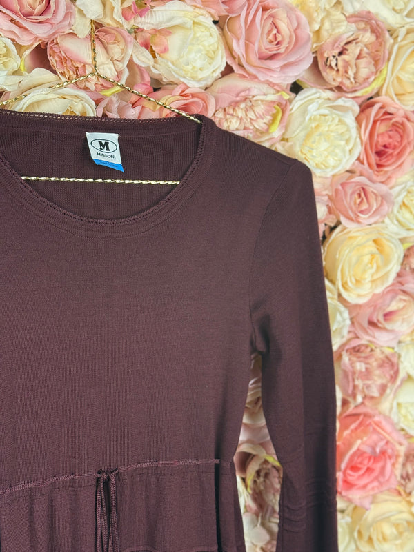 M Missoni Dress Bordeaux Sz. S (estimated)