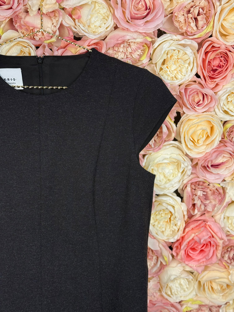 Akris Punto Classic Dress Dark Grey Sz. 38 DE