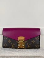 Louis Vuitton Pallas Wallet Portemonnaie – Pink/Multi