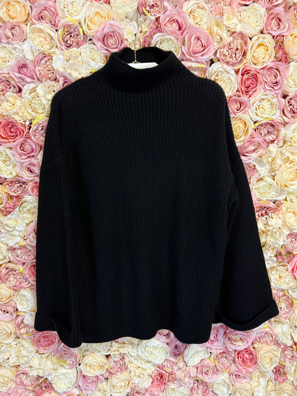 Philo-Sofie Oversized Cashmere Sweater Black