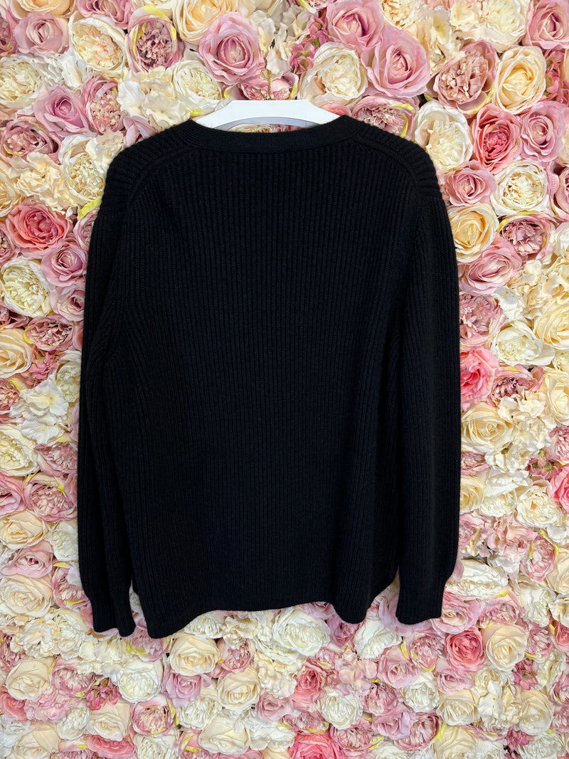 Chanel Cashmere Cardigan Black