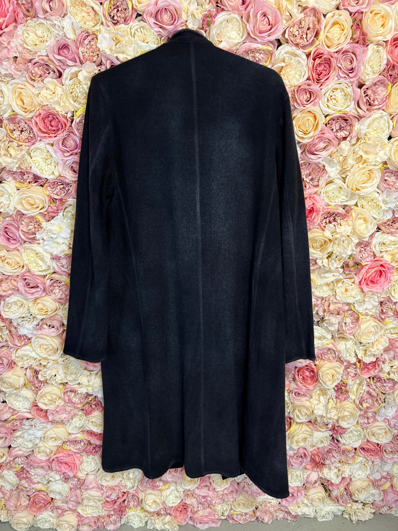 Avant Toi Thin Cashmere Wool Coat Dark Grey