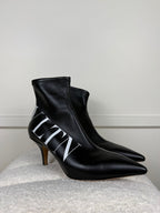 Valentino VLTN Leder-Stiefeletten – Schwarz – Gr. 38 EU