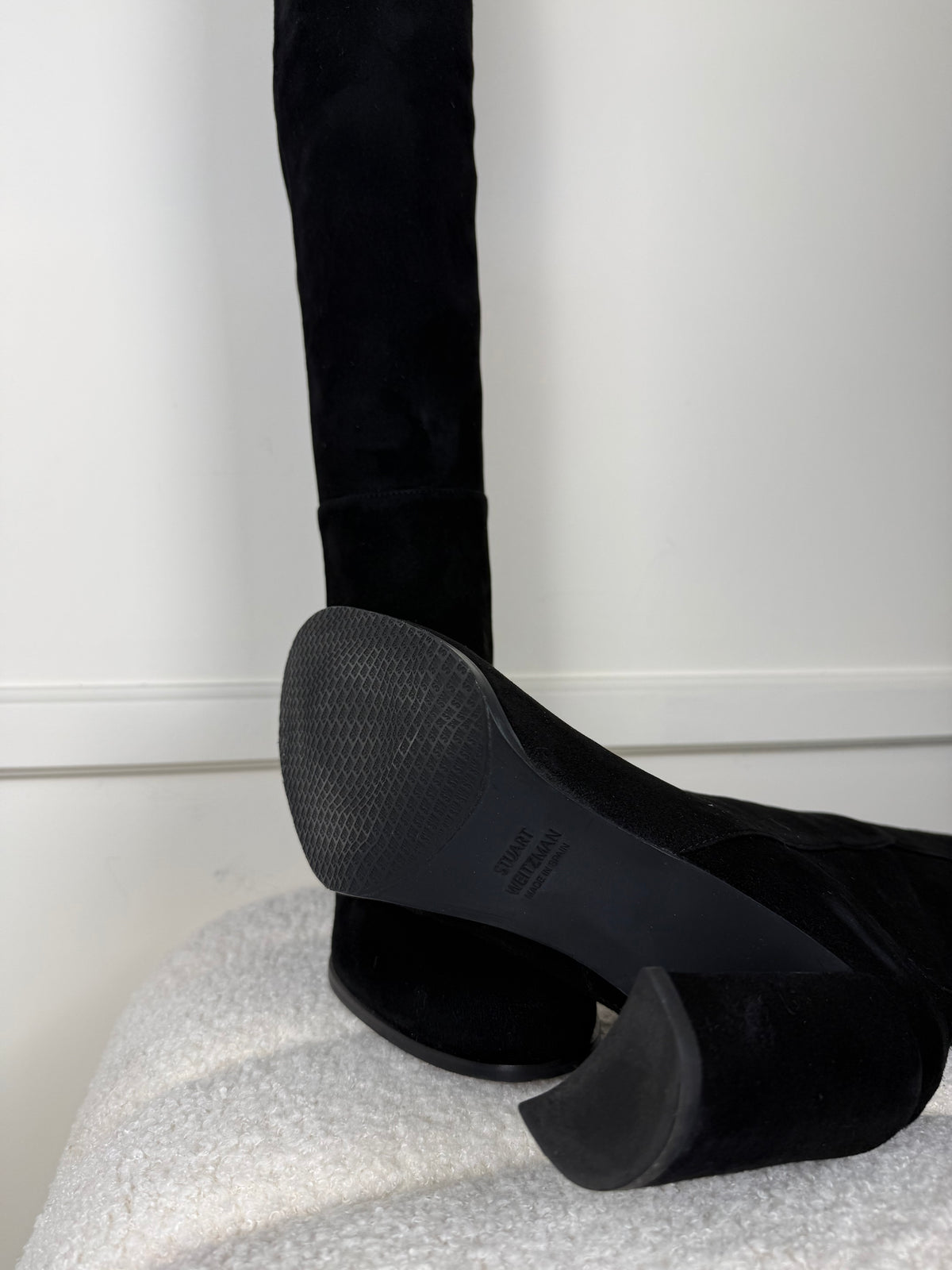 Stuart Weitzman Stiefel – Schwarz – Gr. 38 EU