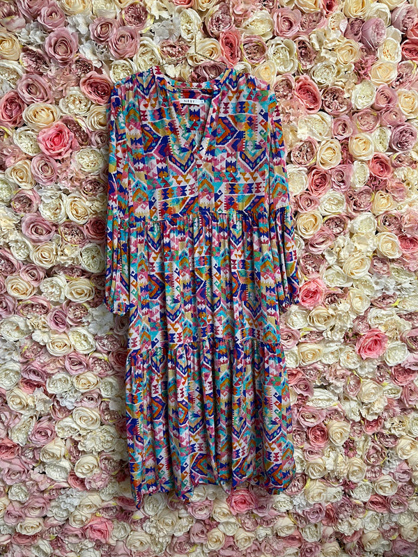 NRBY Long Dress Multi Sz. M