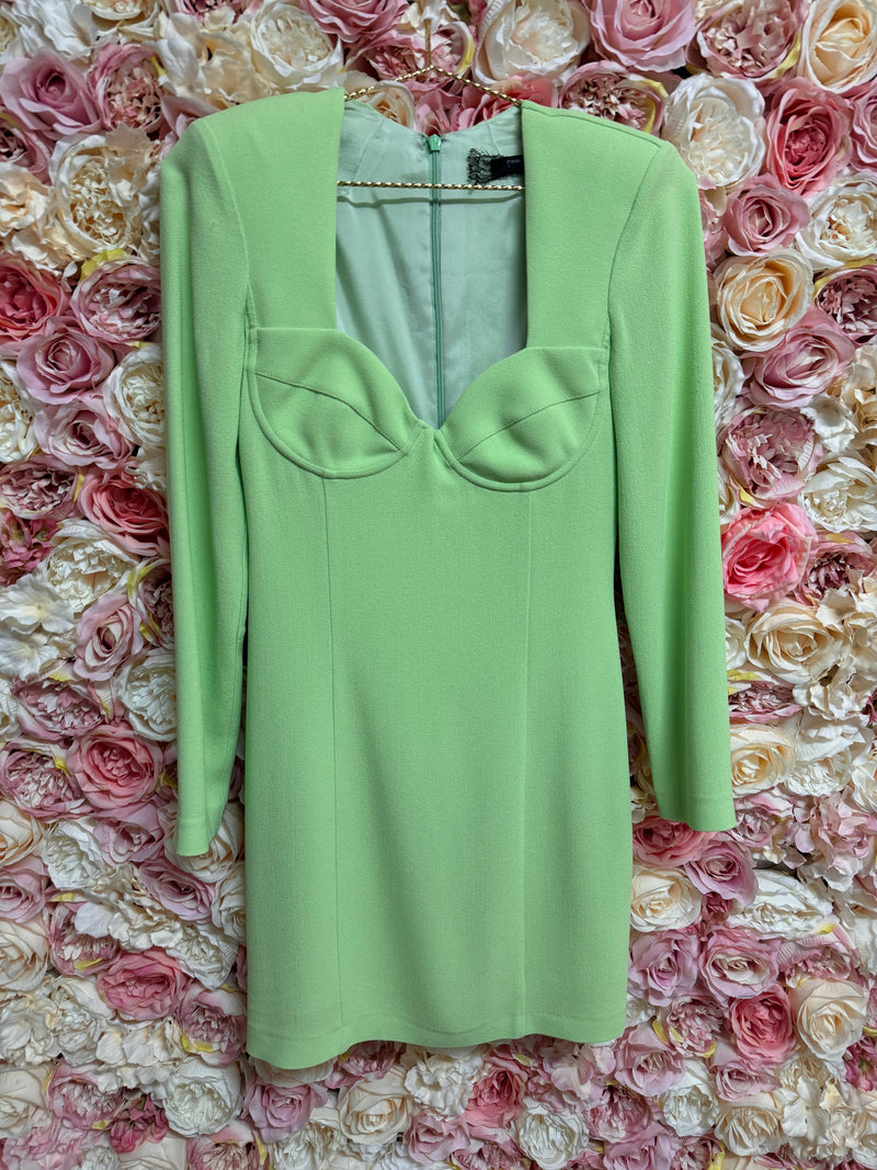 Patrizia Pepe Long Sleeved Dress Green