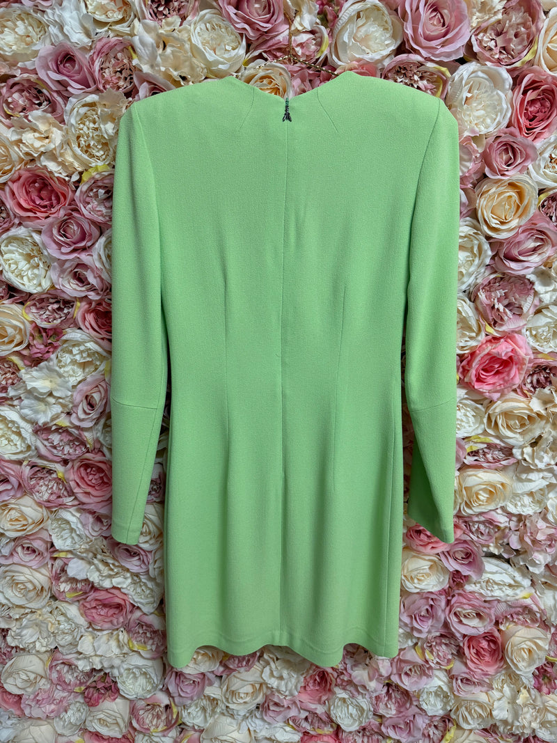 Patrizia Pepe Long Sleeved Dress Green