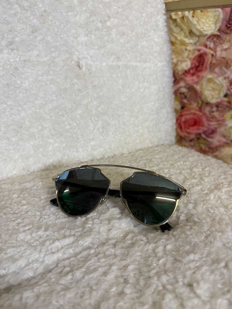 Dior So Real Sunglasses Tricolor Silver Blue