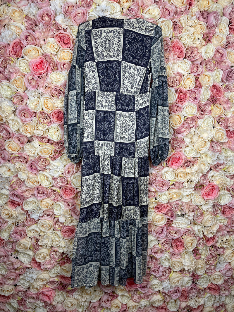 Never Fully Dressed Long Dress Multi Sz. 34 DE