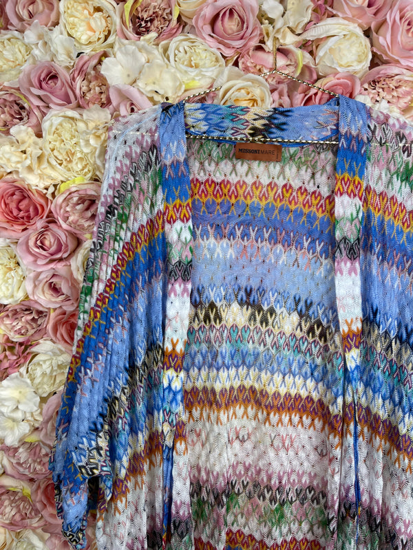 Missoni Mare Cardigan Blue Multi Sz. S
