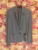 Missoni Knit Jacket Black White