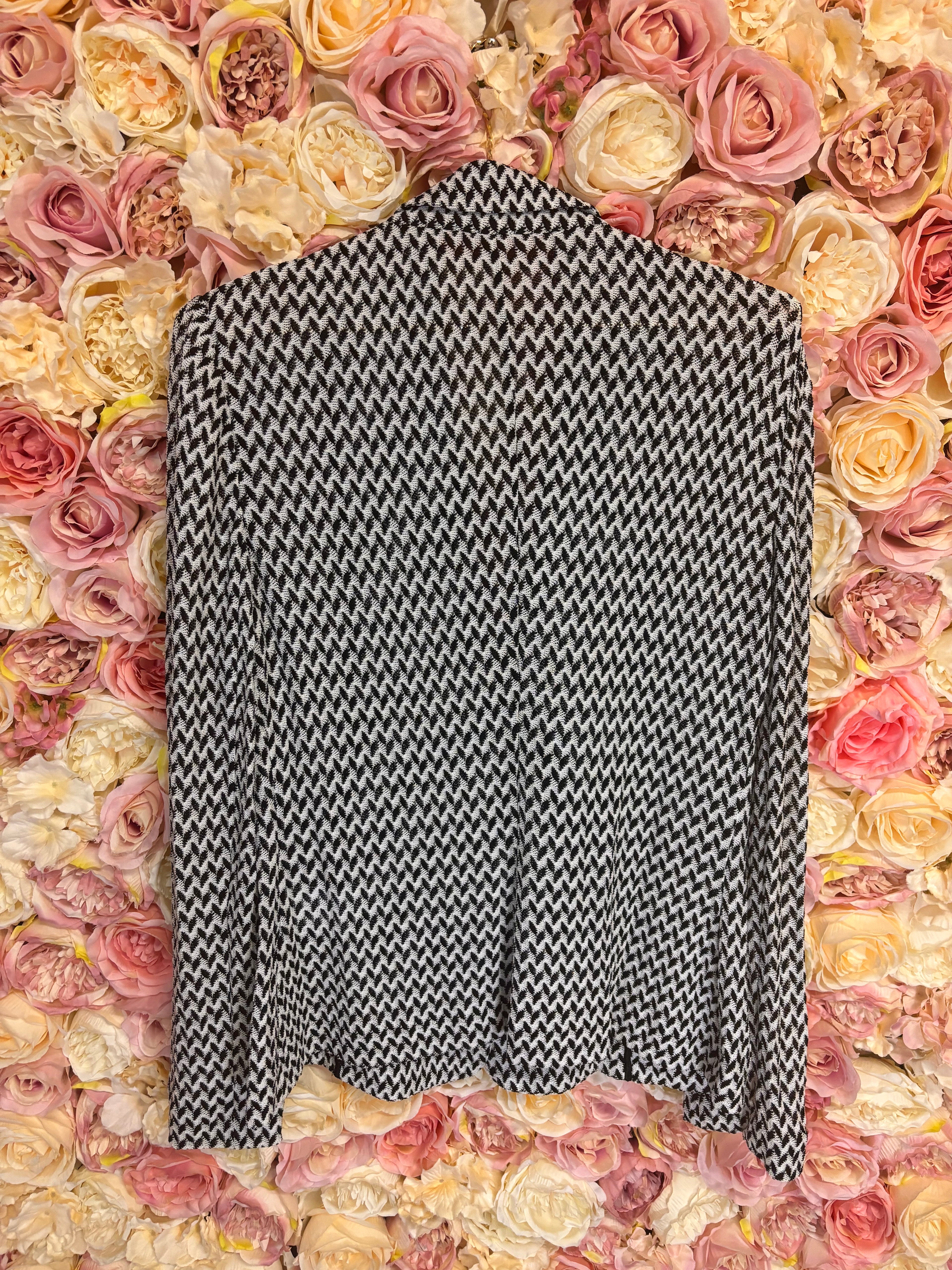 Missoni Knit Jacket Black White