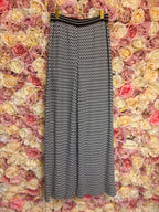 Missoni Knit Pants Black White