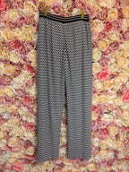 Missoni Knit Pants Black White