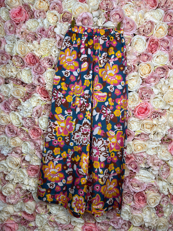 Eres Silk Cotton Pants Multi Sz. S